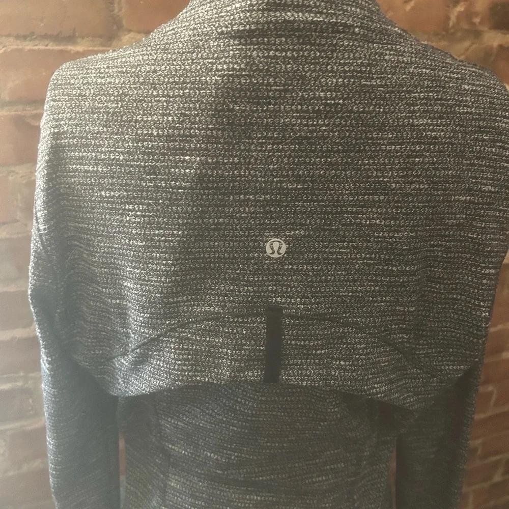 Lululemon Coco Pique Black White Define Classic Jacket, 10, Pristine! - Picture 11 of 13